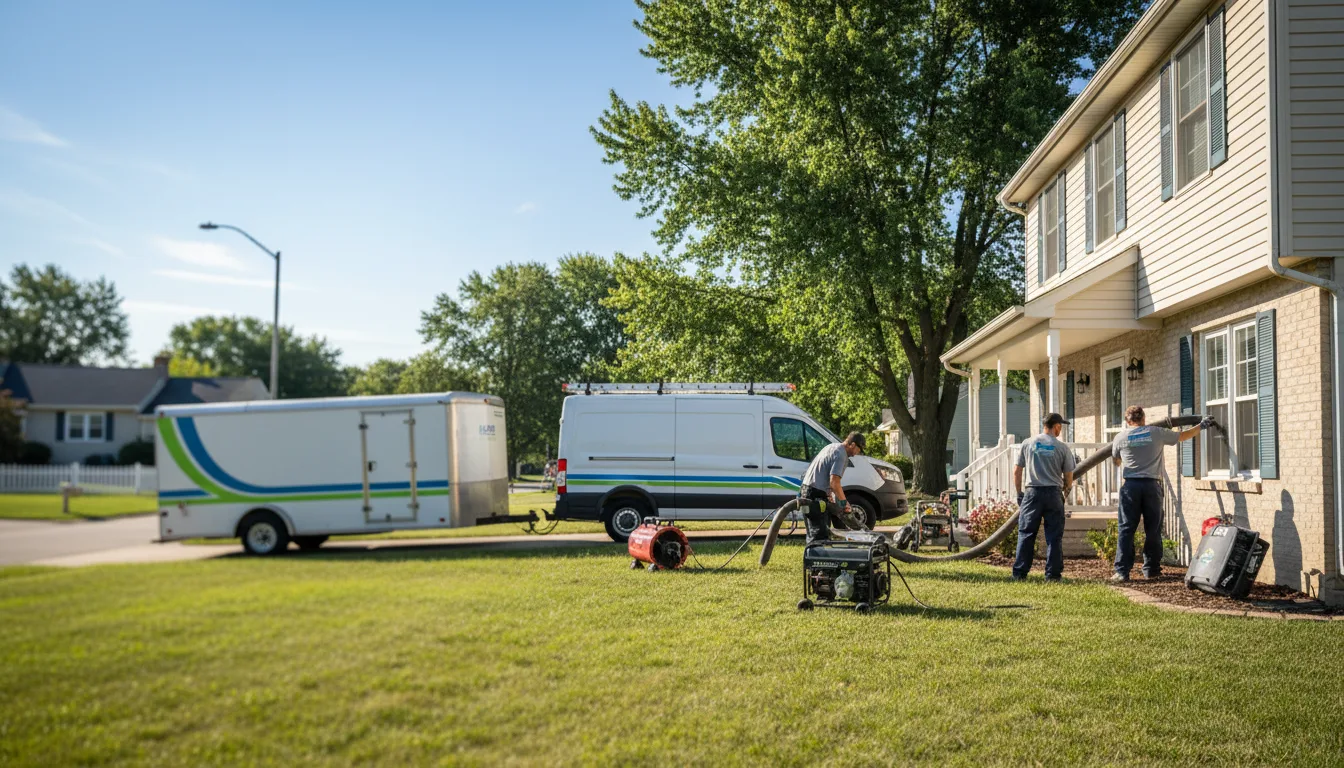 Flooded Basement Restoration And Cleanup With Repair in Ogema, WI near me